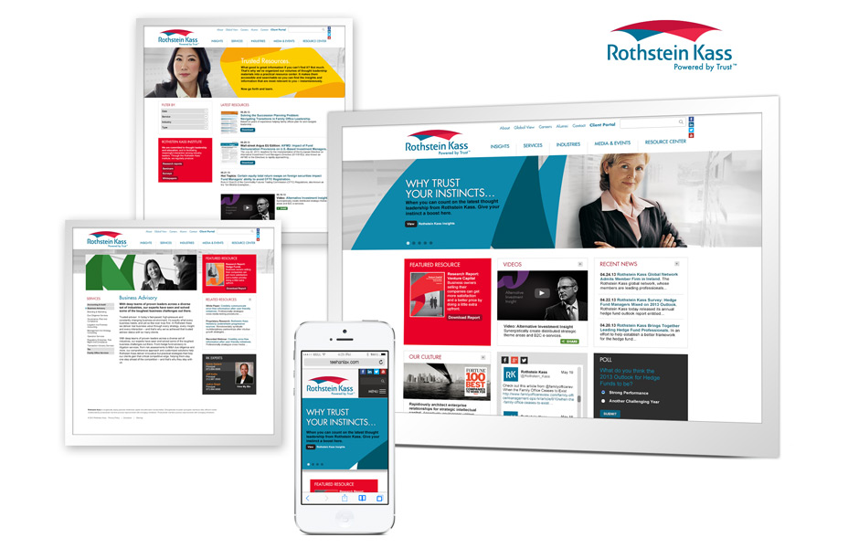 Rothstein Kass & Co. CMS-driven Website (Acquired by KPMG)
